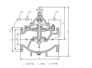 中核苏阀100D定水位阀结构图
