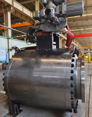 36寸大口径金属密封球阀